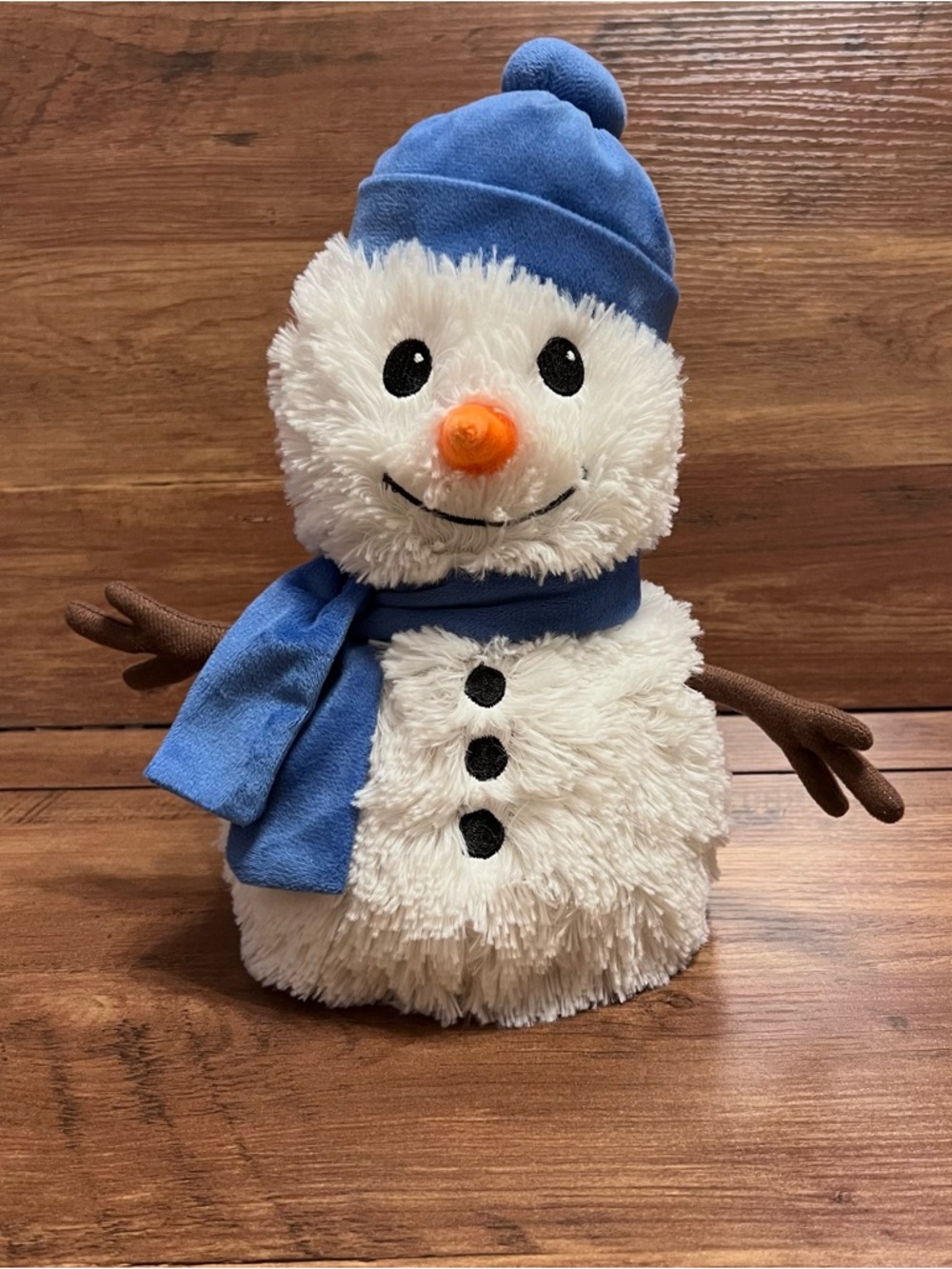 Warmies Christmas Snowman Lavender Scented Soothing Warmth Microwavable Plush